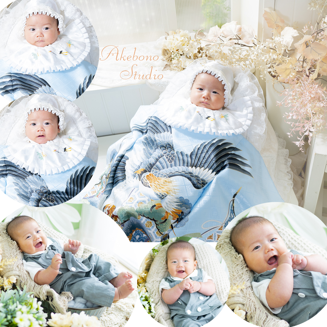 赤ちゃんお宮参り写真　京都府木津川市