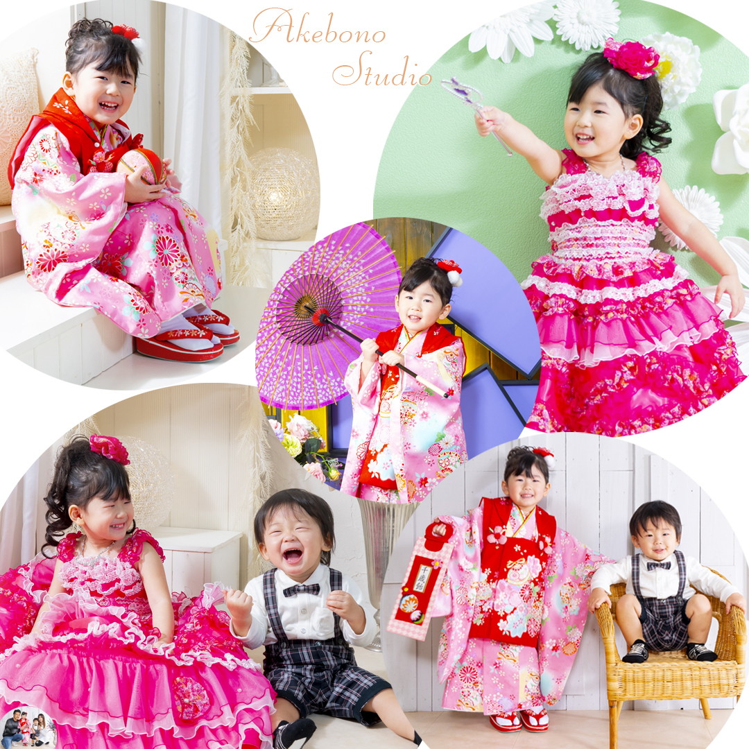 七五三撮影　京都府相楽郡