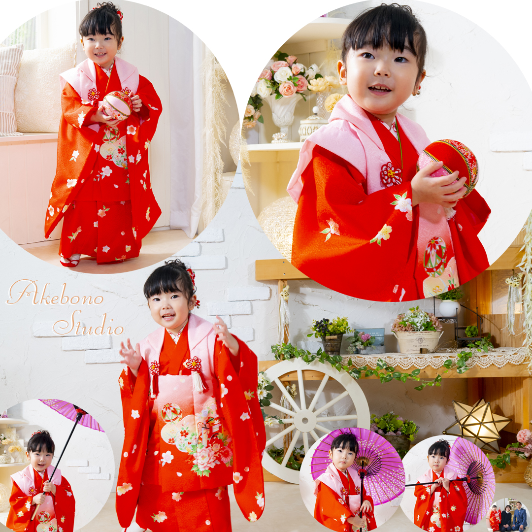 【生駒市】3歳女の子の七五三前撮り!家族写真も一緒に撮影!